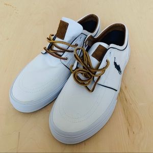 Polo  by ralph lauren men shoes  white